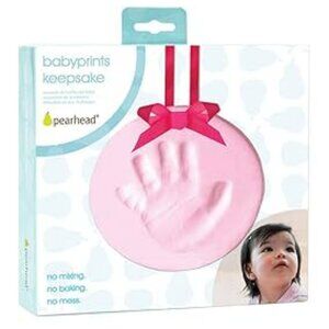 Pearhead Babyprints Keepsake Kit - Pink and Red